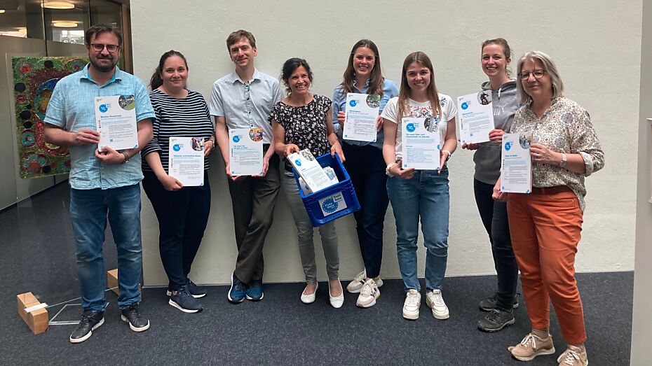 Übergabe der Toolbox im Mai 2023 an die Pilotschulen Buchsee und Blindenmoos